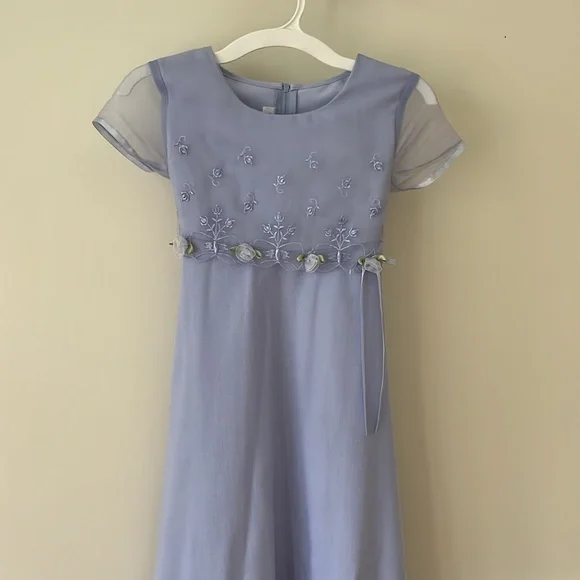 bonnie jean silver dress BONNIE JEAN Periwinkle Dress